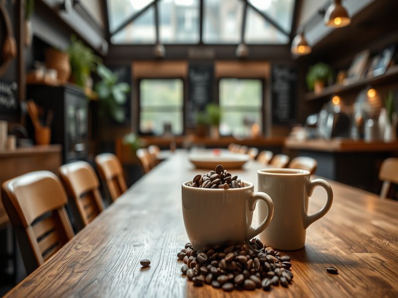 Grains de café de spécialité fraîchement torréfiés par notre barista